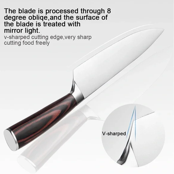 Xituo Chef’s Knife Stainless Steel 8” - Picture 4 of 16